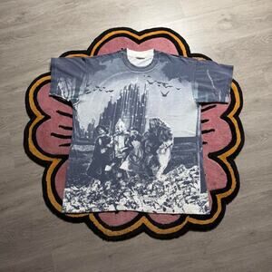 Vintage 90’s Stanley Desantis The Wizard of Oz All Over Print Graphic T-shirt XL